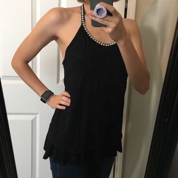 Daytrip Lace Tank with Ruffles - Picture 6 of 6
